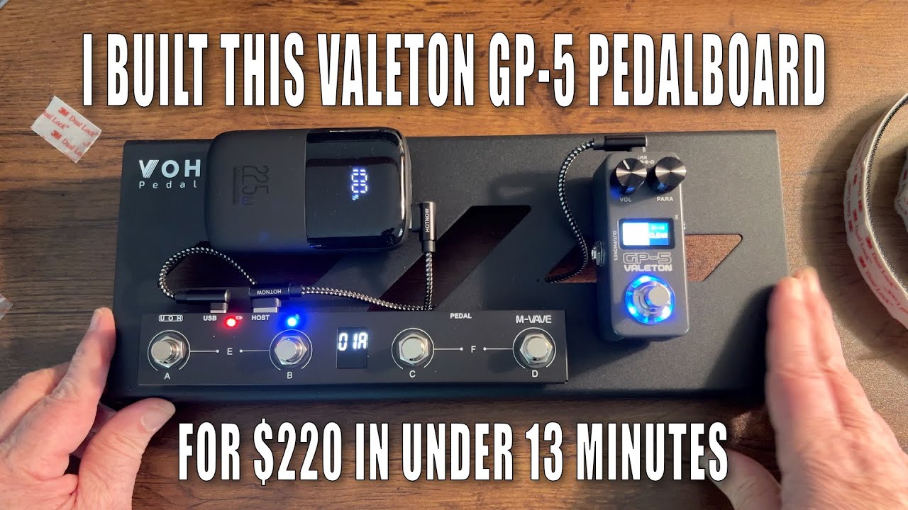 Valeton GP-5 + M-VAVE Chocolate plus - YouTube