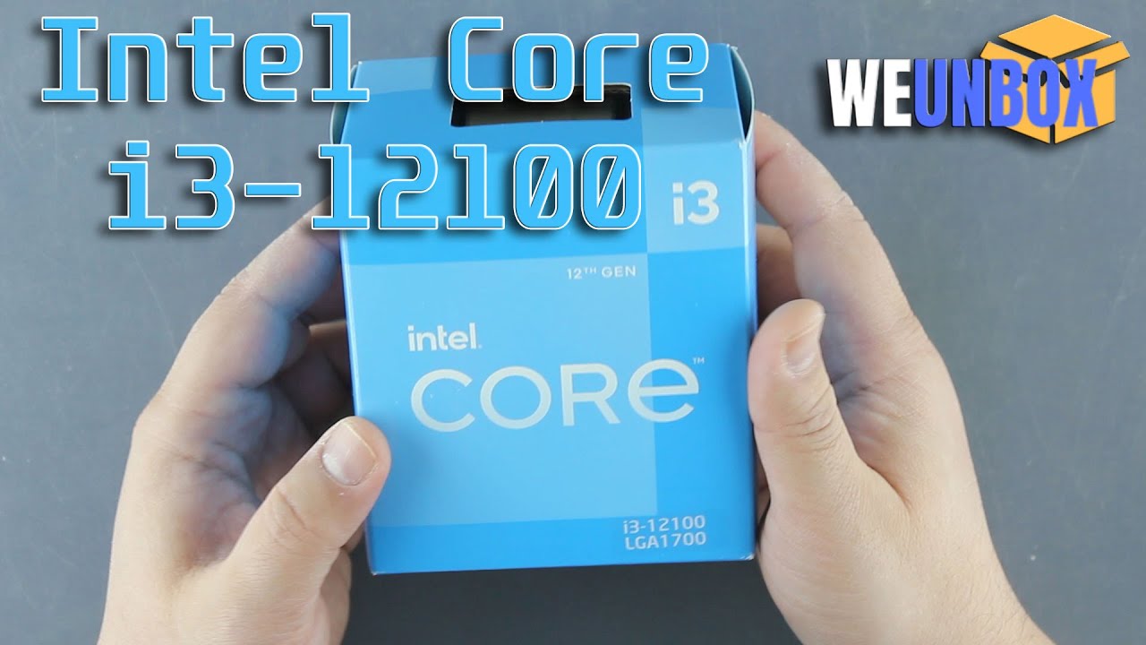 Unboxing Intel Core i3-12100 - Intel 12th gen CPUs - YouTube