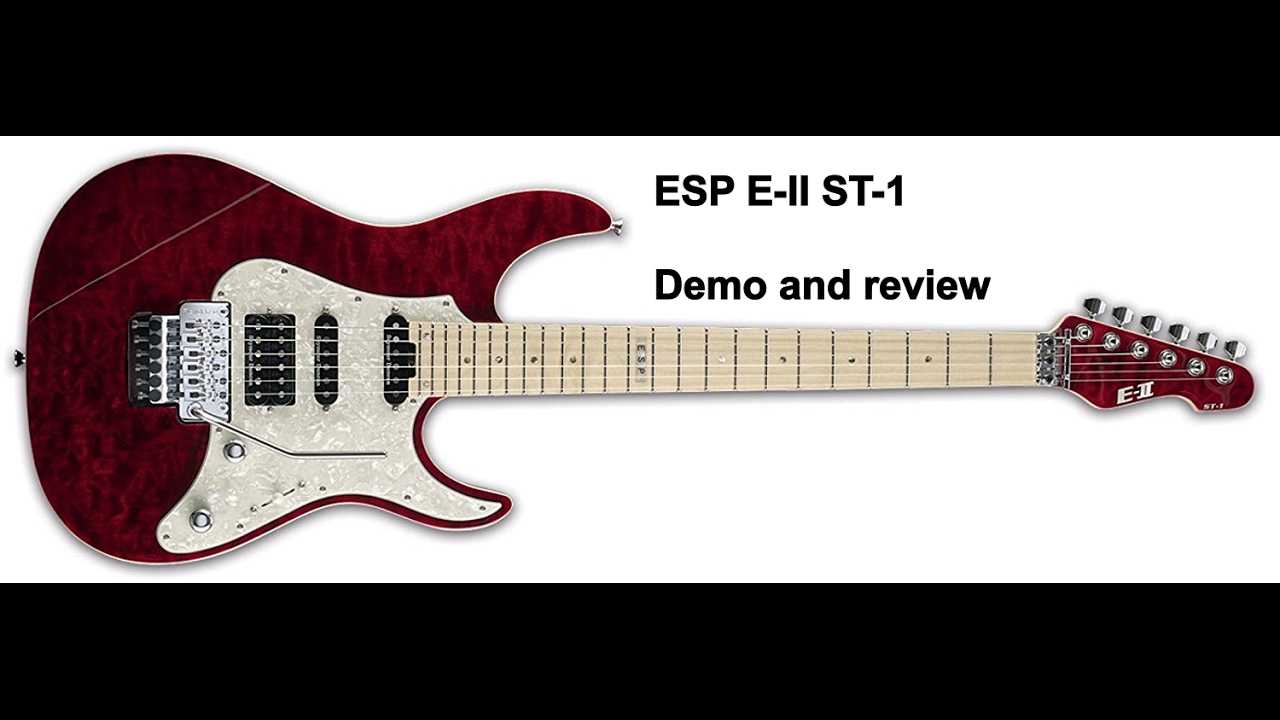 ESP E-II ST-1 demo Kemper profile ENGL Fireball amp Duncan pickups