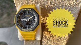 G-Shock (Yellow Casioak) GA-2110SU-9A - Watch Review - YouTube