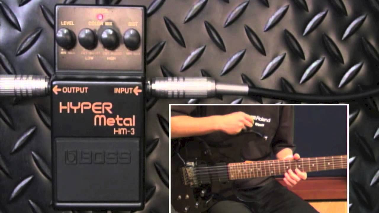 試奏動画】BOSS HM-3 Hyper Metal 【BOSS COMPACT PEDAL 100th