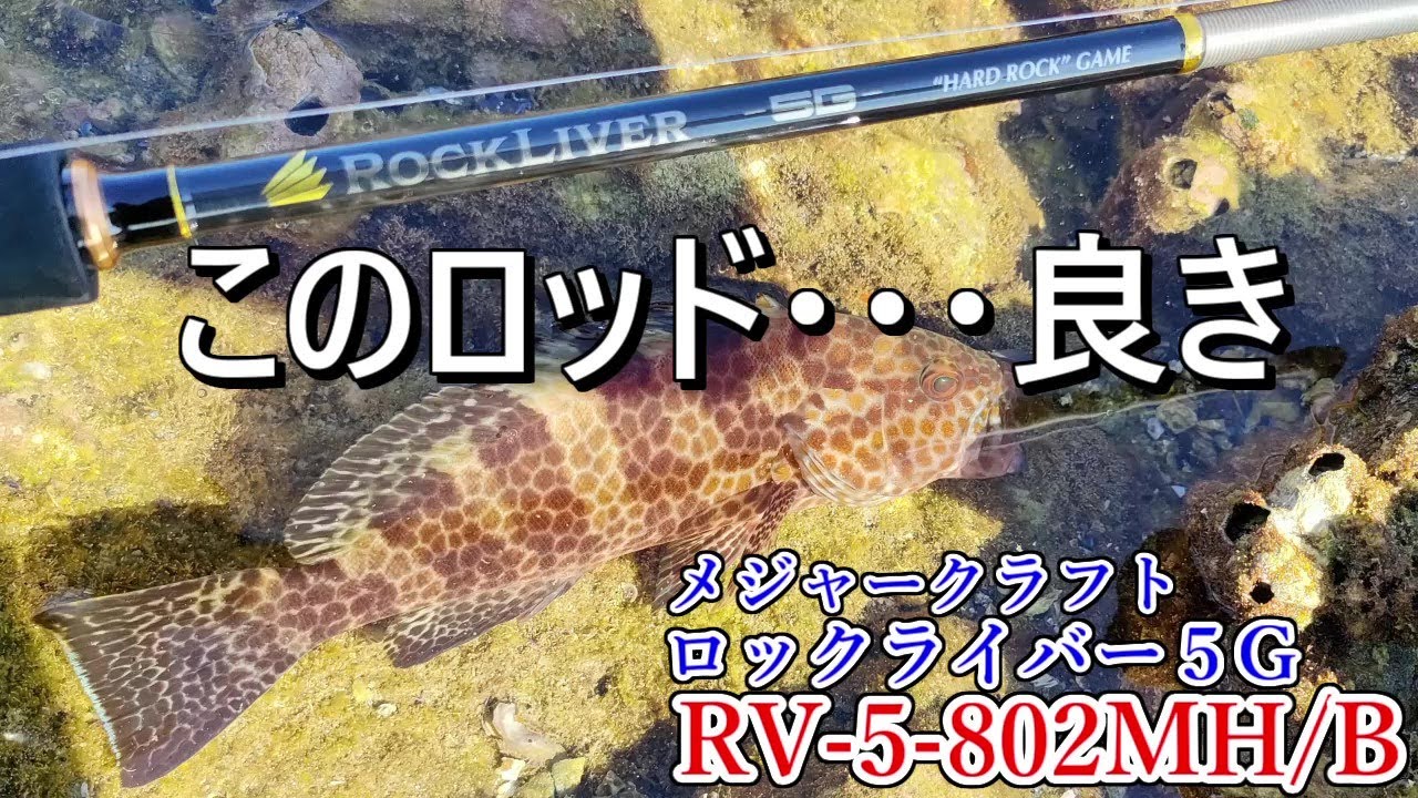 メジャークラフト ロックライバー5G ベイトロックフィッシュロッドを