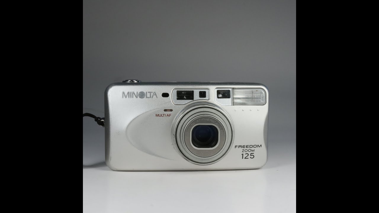 Minolta Freedom Zoom 125 35mm Film Camera - YouTube