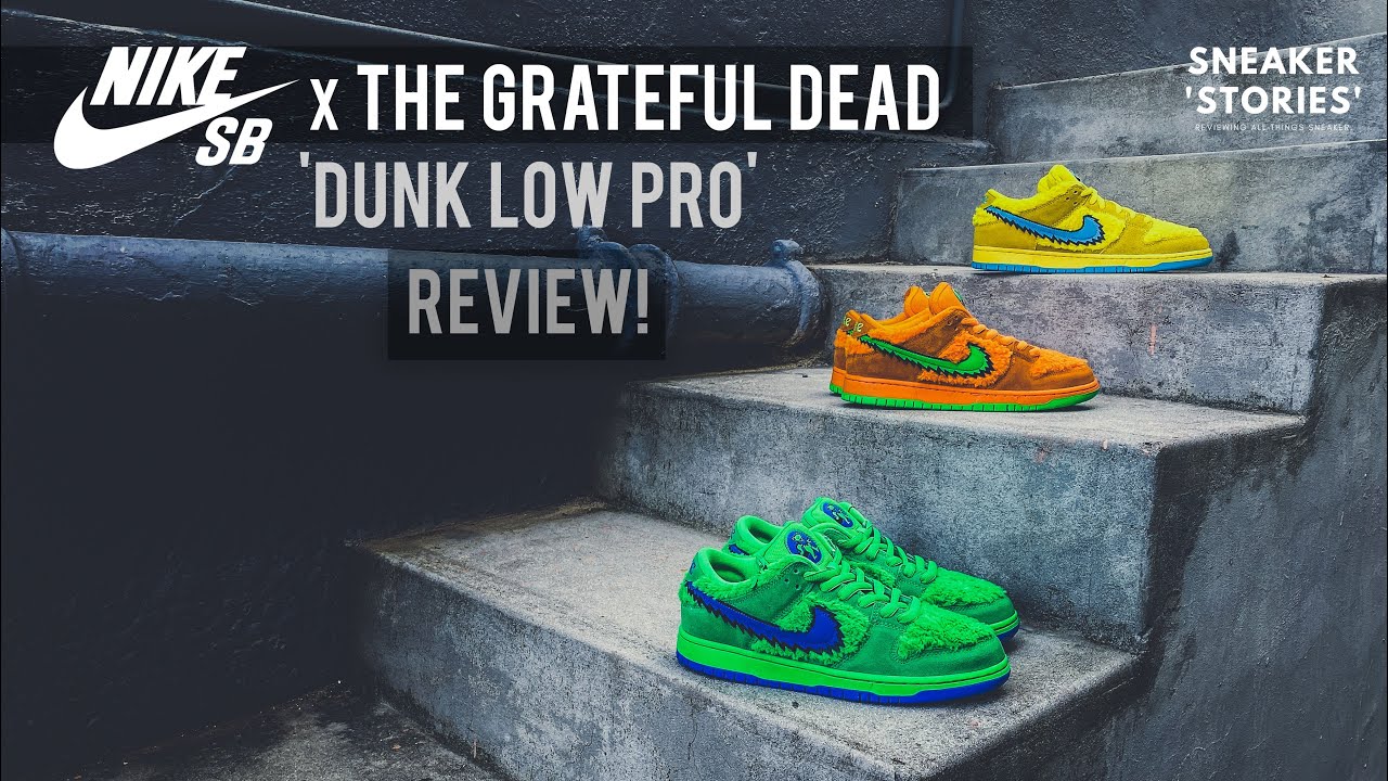 Every Nike SB x Grateful Dead Dunk Low Pro! (Review) - YouTube