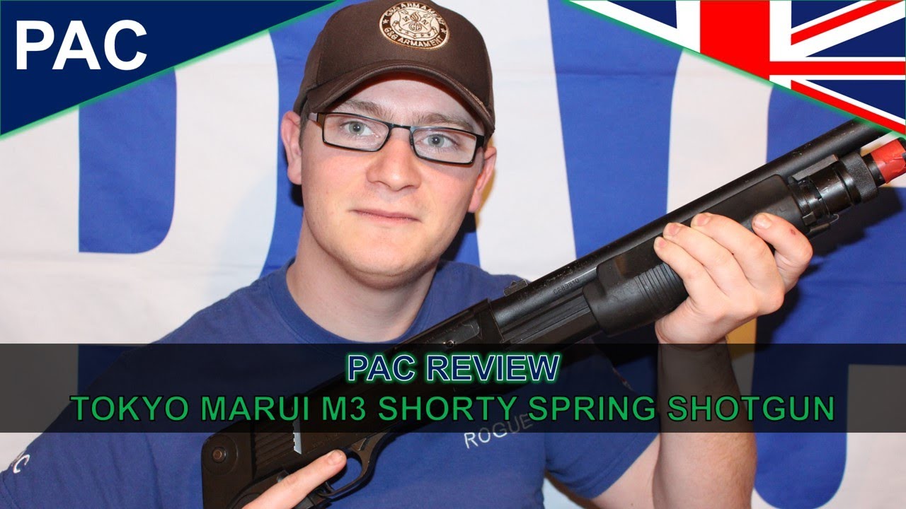 PAC REVIEW the Tokyo Marui M3 SHORTY SPRING SHOTGUN - A GUN WITH
