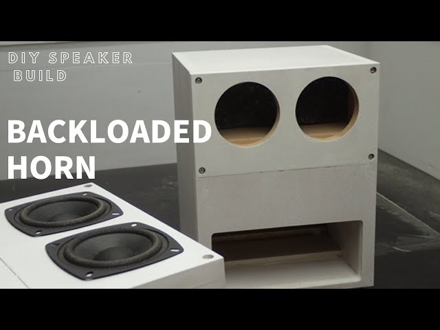 バックロードホーンの作製 - YouTube