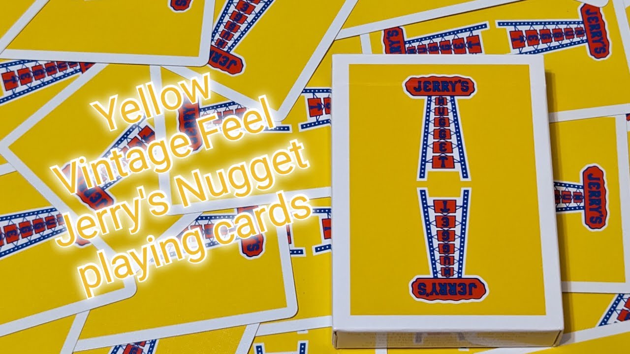 Daily deck review day 179 - Yellow Vintage Feel Jerrys Nugget