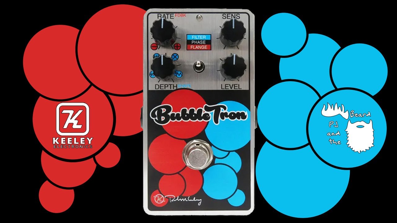 The Keeley Electronics Bubble Tron Dynamic Filter, Flanger, Phaser