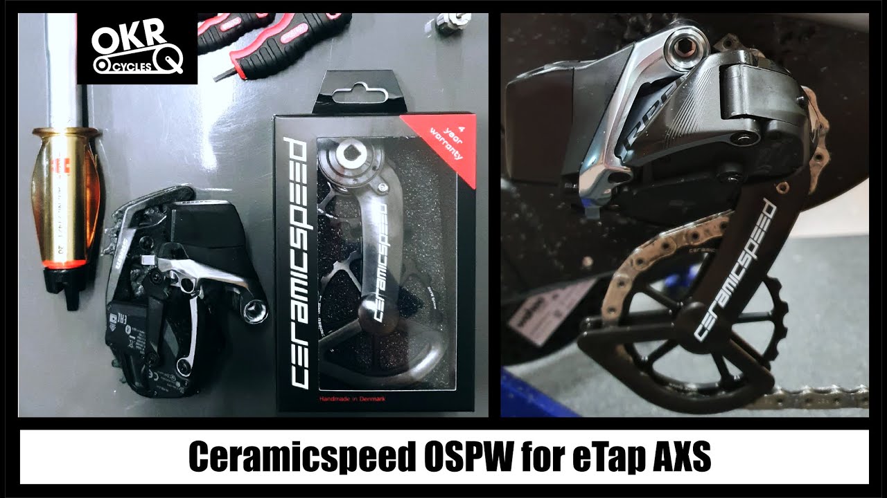 Ceramicspeed OSPW for Sram eTap AXS: installation and first look