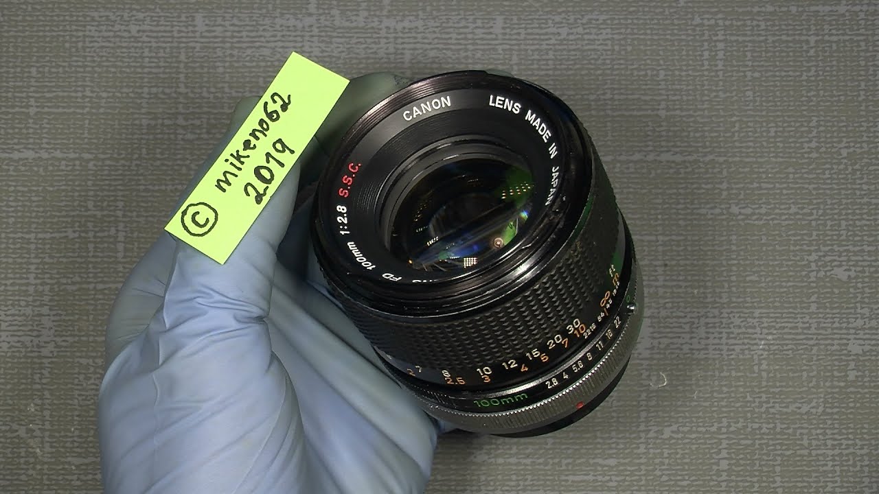 Working with the stiff focus ring in Canon FD 100mm 1:2.8 S.S.C.