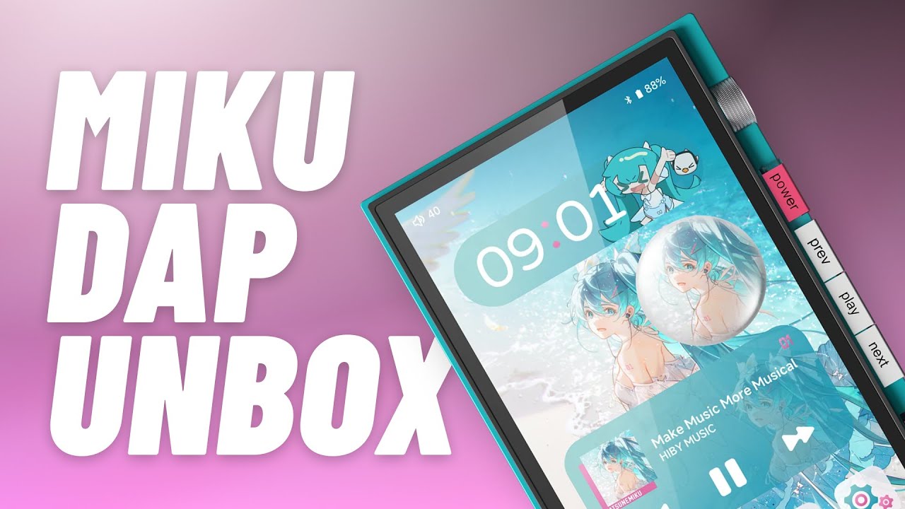 UNBOXED: Hiby x Hatsune Miku M500 - YouTube