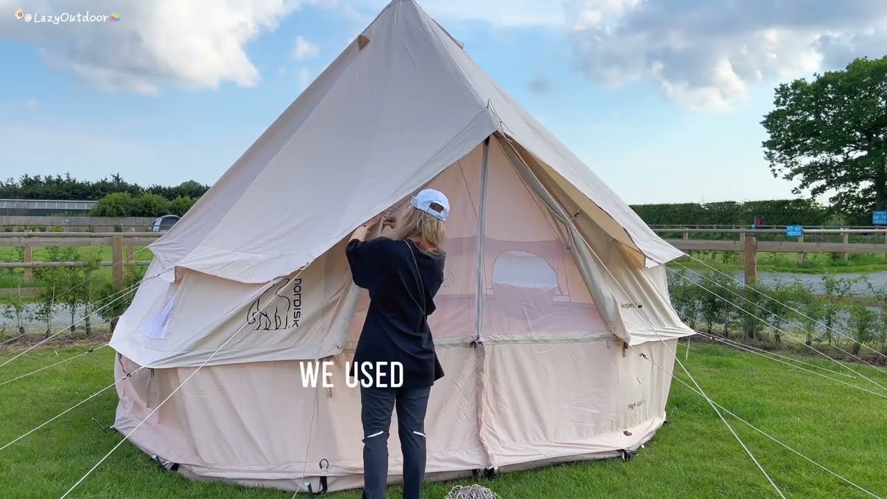 Inside Look & Setup: Nordisk Asgard 12.6m Cotton Tent - YouTube