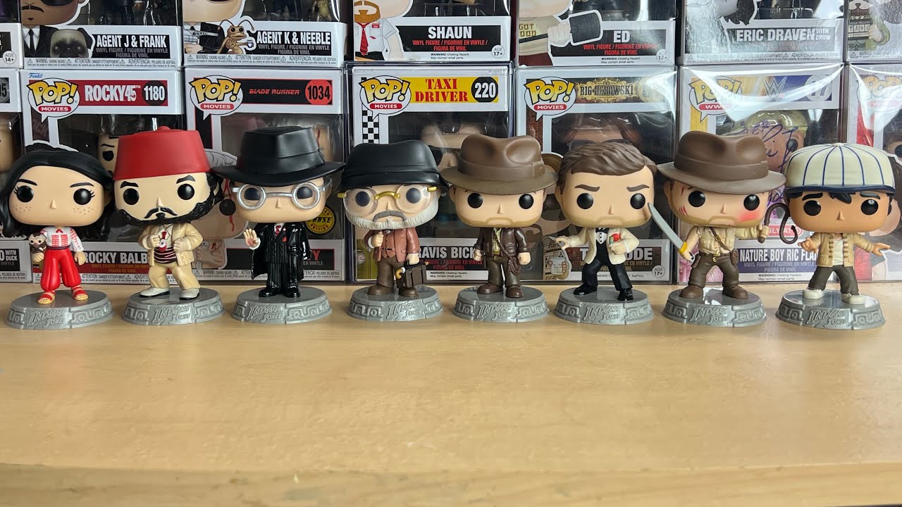 Funko Pop! Indiana Jones - Set of 8 Unboxing - YouTube