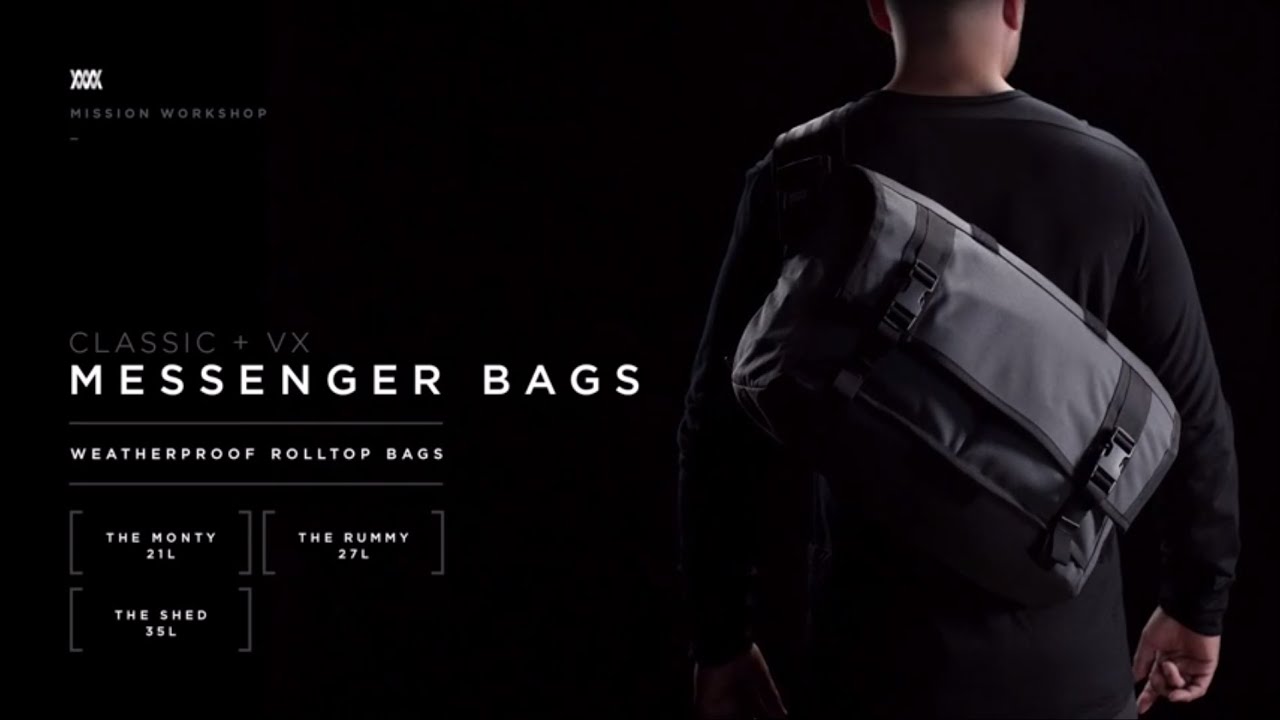 Mission Workshop Messenger Bags - YouTube
