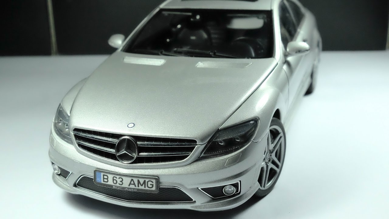 Review Mercedes Benz CL 63 AMG 1:18 AutoArt - YouTube