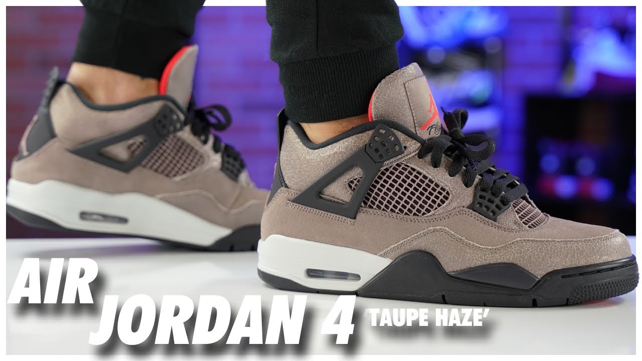 Air Jordan 4 Taupe Haze - YouTube