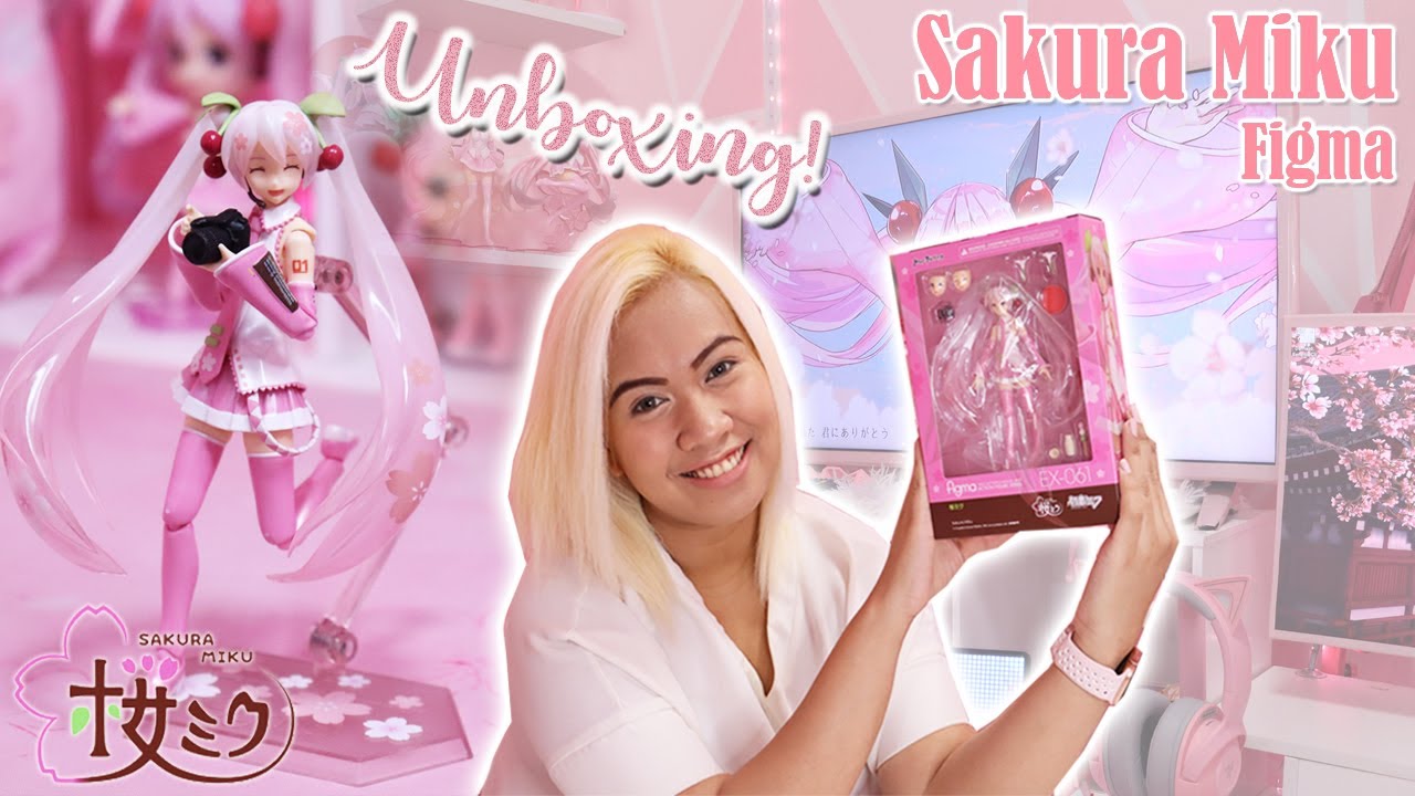 Sakura Miku FIGMA 桜ミク | Review and Unboxing 32 - YouTube