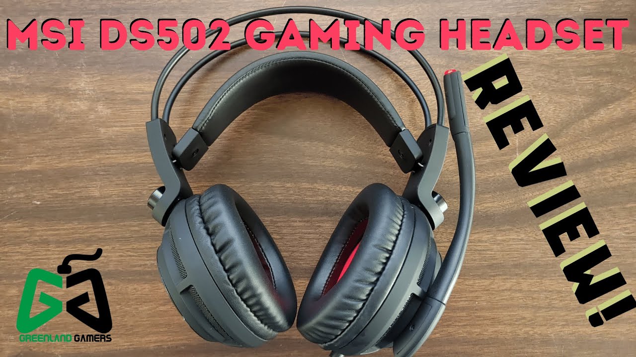 MSI DS502 Gaming Headset Review - YouTube