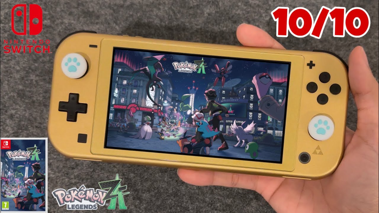 Pokemon Legends: Z-A on Nintendo Switch Gameplay | Switch Lite