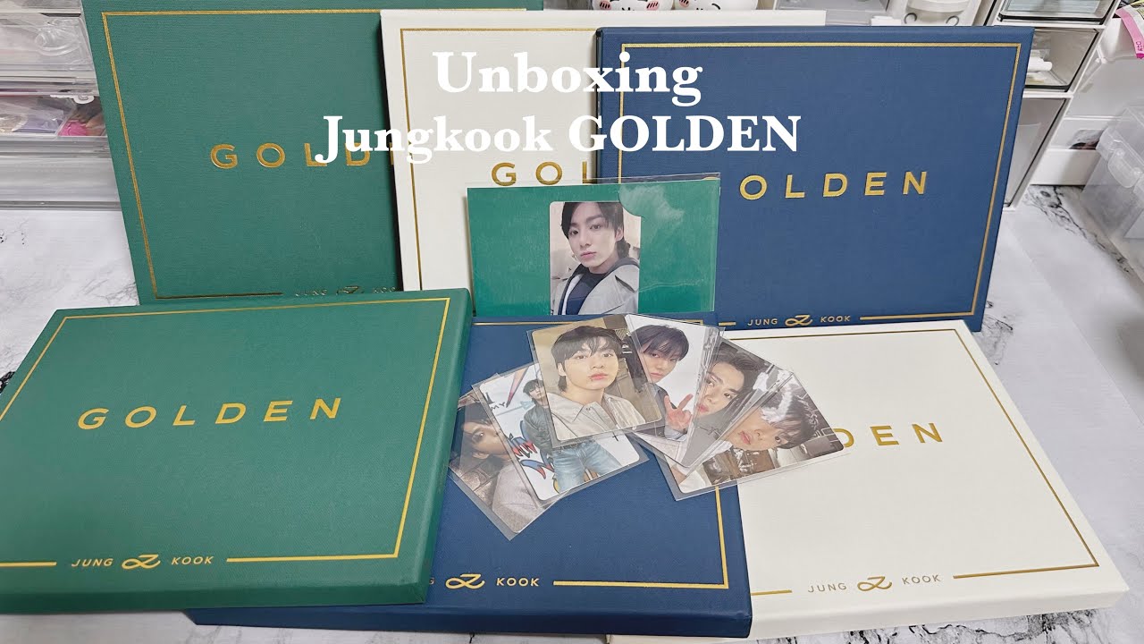アルバム開封｜Jungkook GOLDEN ｜Unboxing✧✧✧ - YouTube