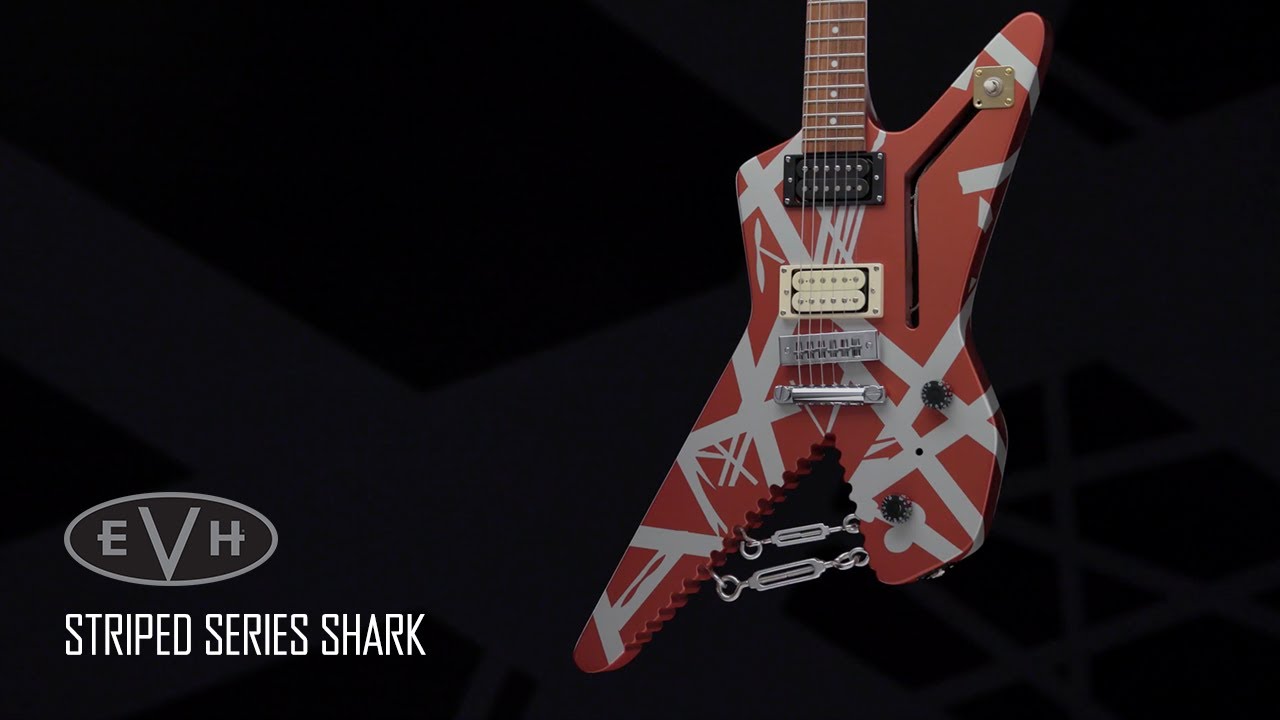 Shark :: Striped Series Shark, Pau Ferro Fingerboard, Burgundy