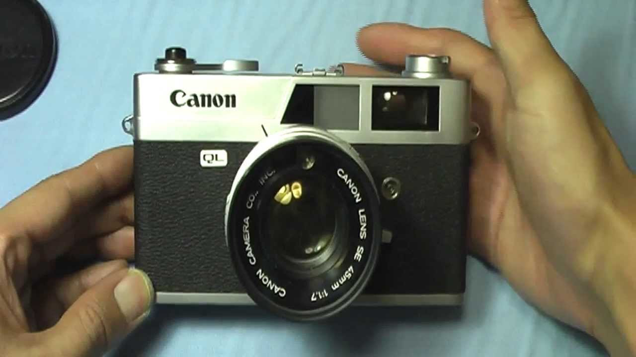 キャノン キャノネットQL17の使い方 CANON CANONET QL17 How to use