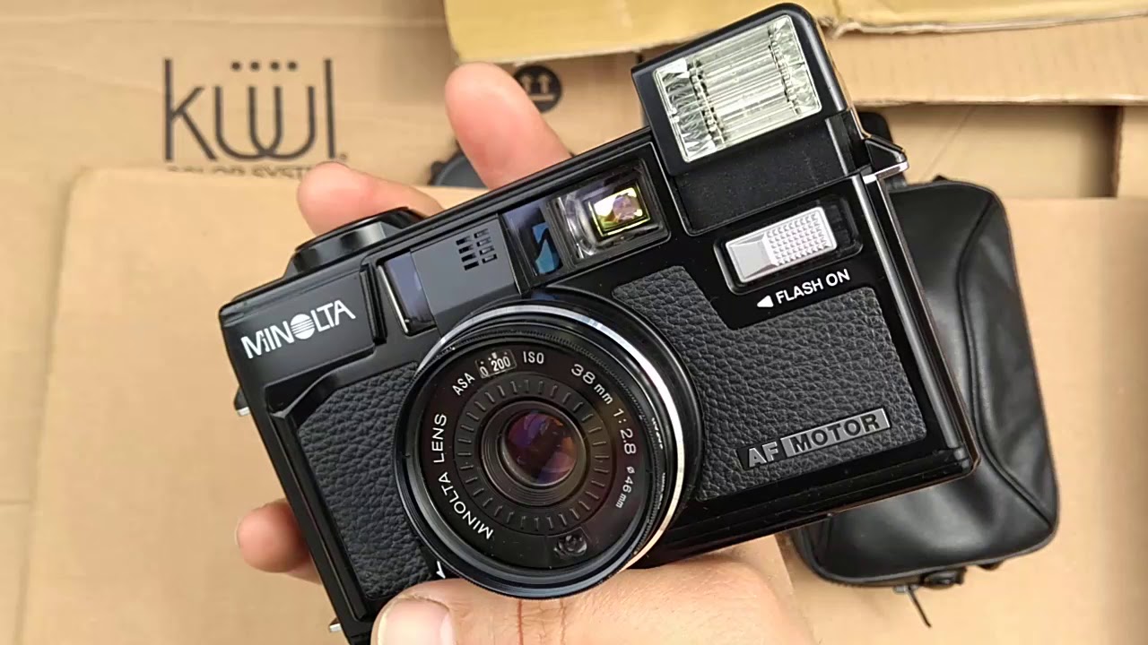 Cámara Minolta Hi-Matic AF2-M - YouTube