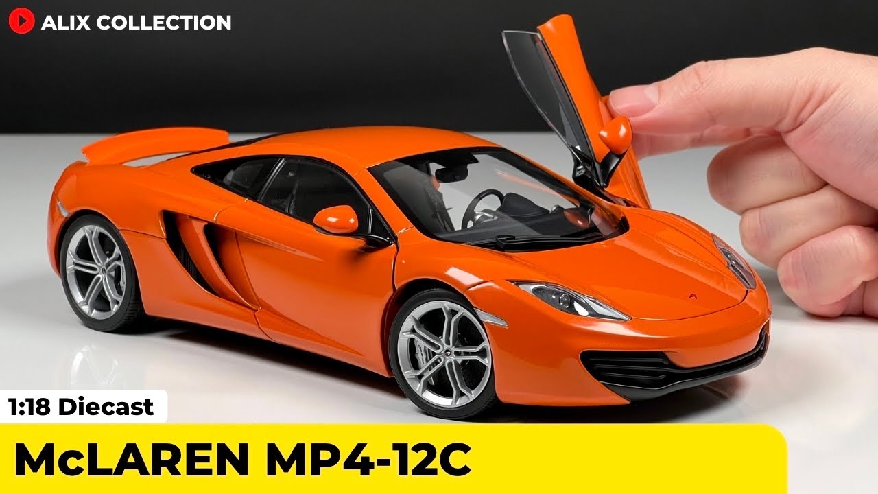 Unboxing of McLaren MP4-12C 1:18 Diecast Model Car by AUTOart