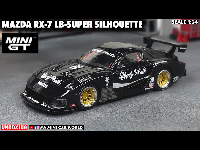 MY MINI CAR WORLD』UNBOXING MINI GT 1/64 MAZDA RX-7 LB-SUPER