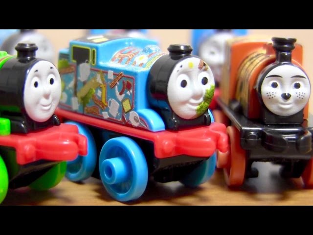 Thomas the Tank Engine anime toys minis The fourth bullet - YouTube