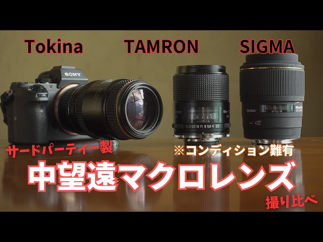 Comparing photos taken with medium telephoto macro lenses! Tokina