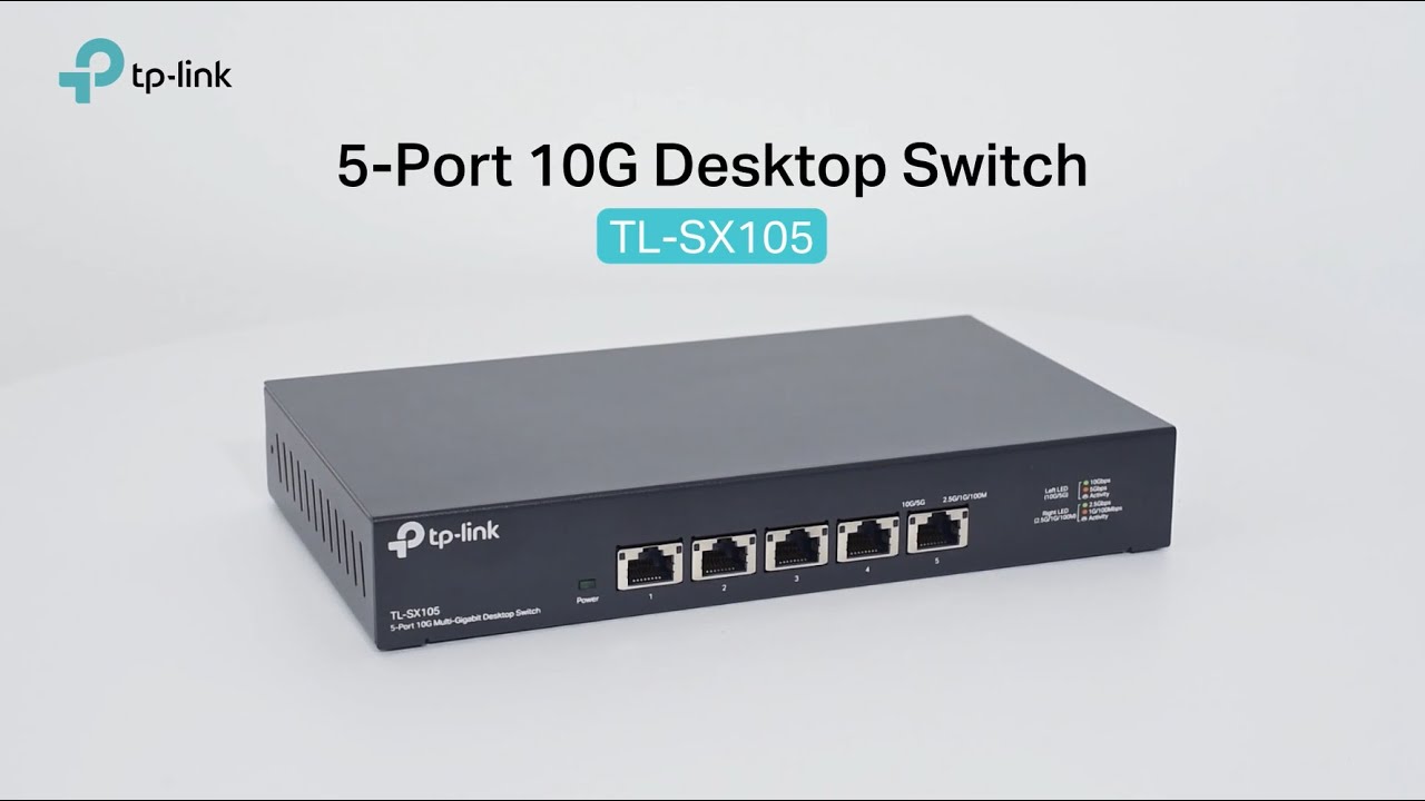 TP-Link 5ポート10G デスクトップスイッチ [TL-SX105] ｜Mac専門店 秋葉館