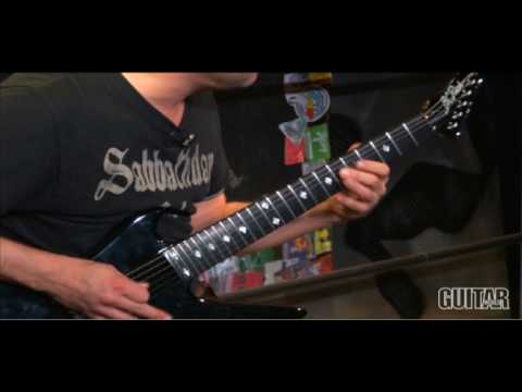 B.C. Rich Chuck Schuldiner Tribute Stealth guitar - YouTube