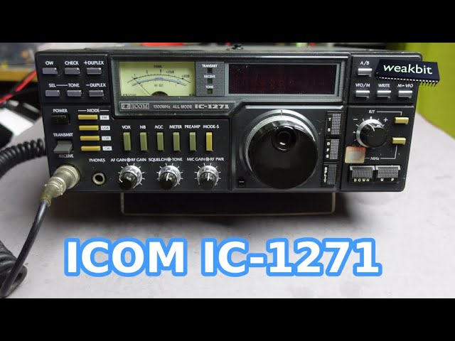 IC-1271 修理完了【2023/05/09】 - YouTube