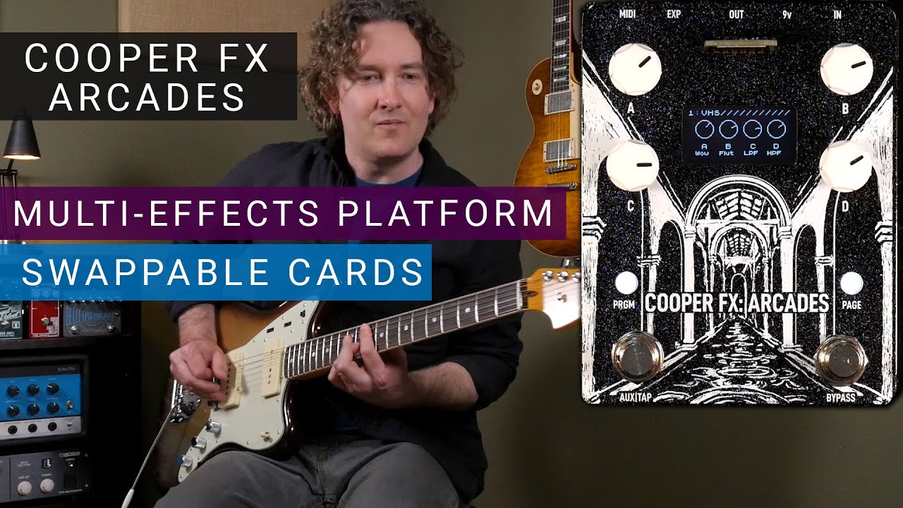 話題のカートリッジ式マルチエフェクトCooper FX - ARCADES！Pastiche