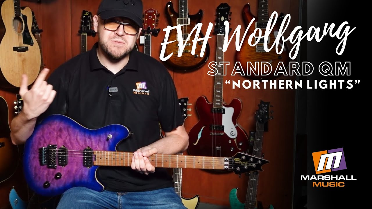 EVH Wolfgang Standard QM Electric Guitar – Northern Lights - YouTube