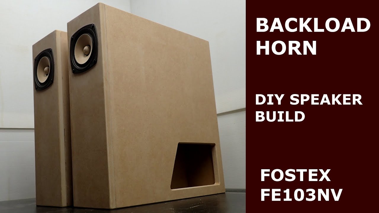 バックロードホーンの作製 - YouTube