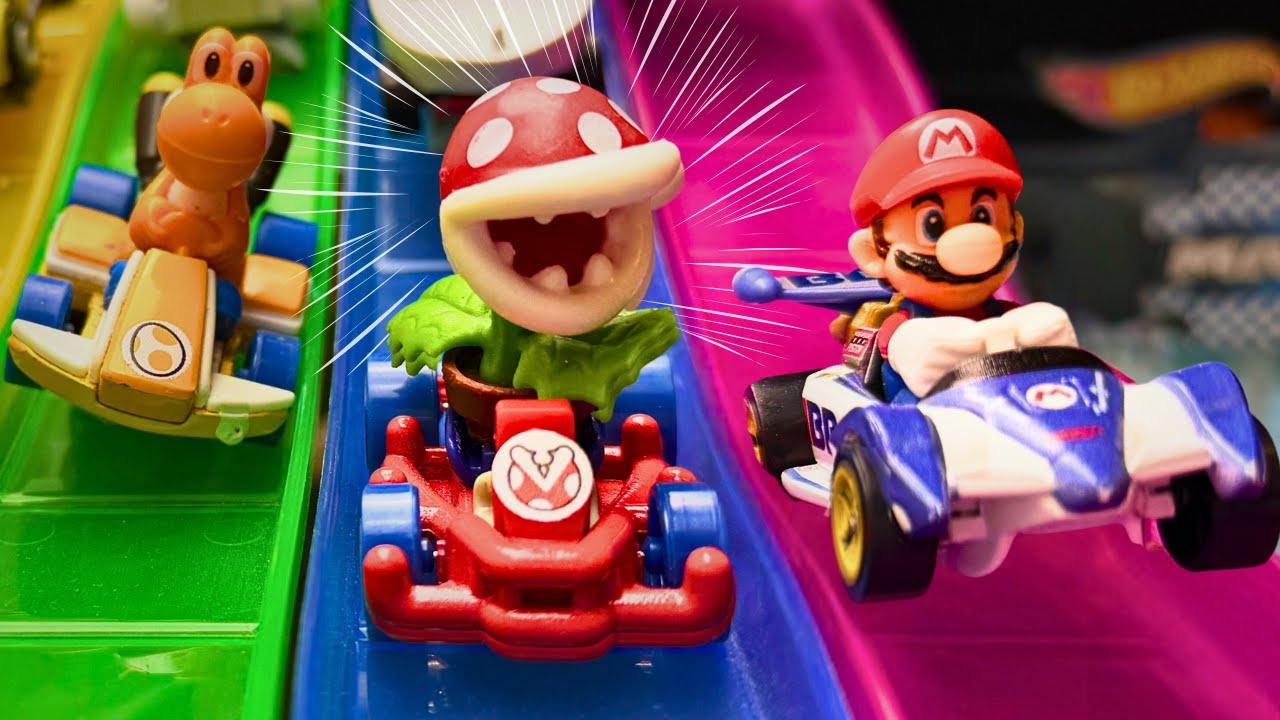 Mario Kart Hot Wheels Rainbow Road Championship! - YouTube