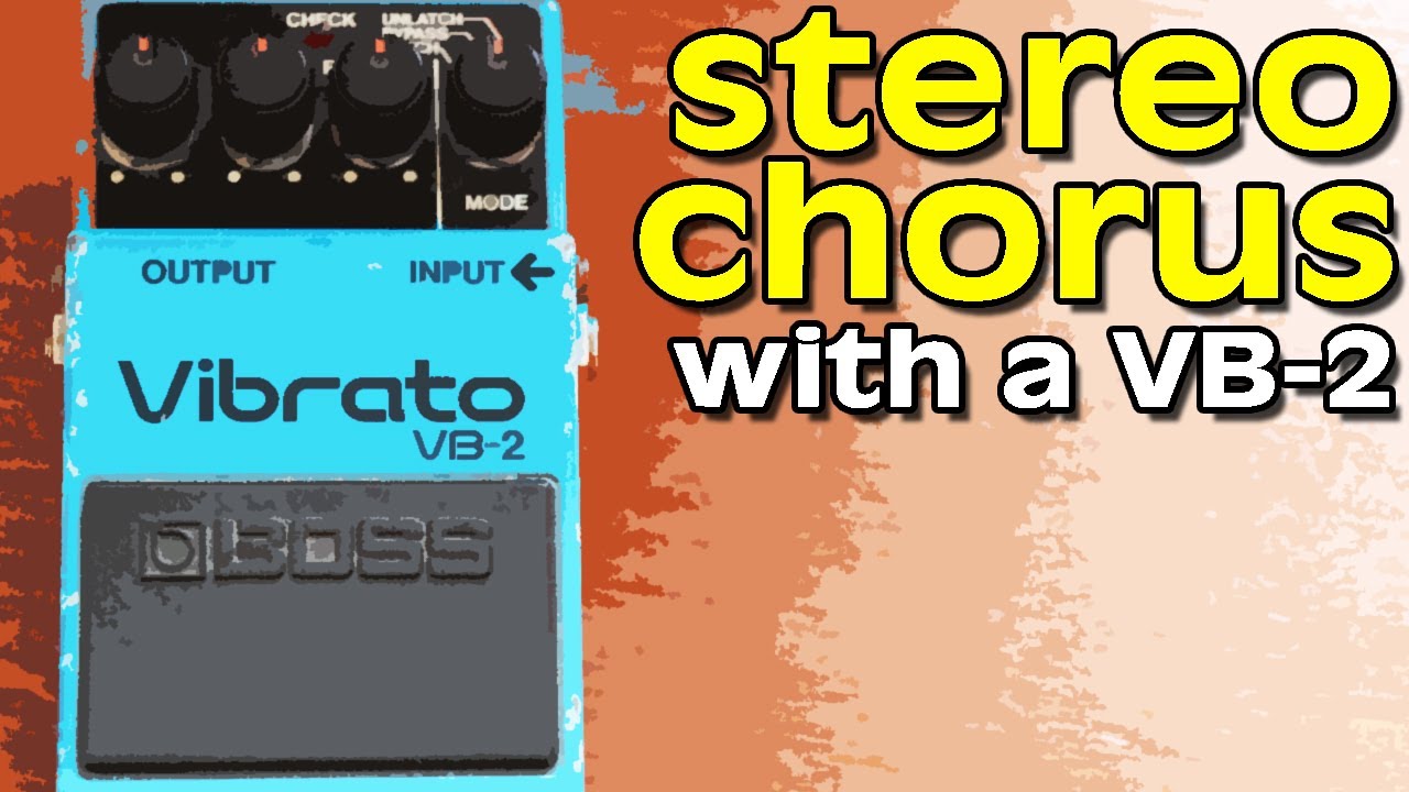 Stereo Chorus Sounds With A 1982 VB-2 Vibrato (Wet/Dry) - YouTube