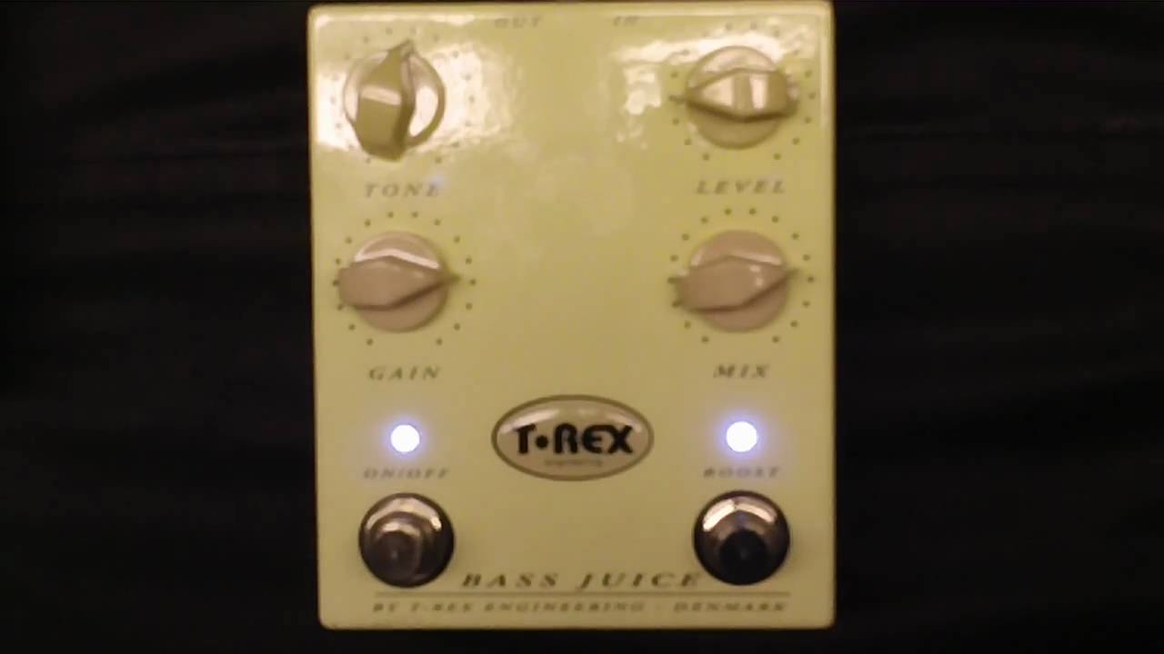 Test T-Rex Bass juice bass distortion - YouTube