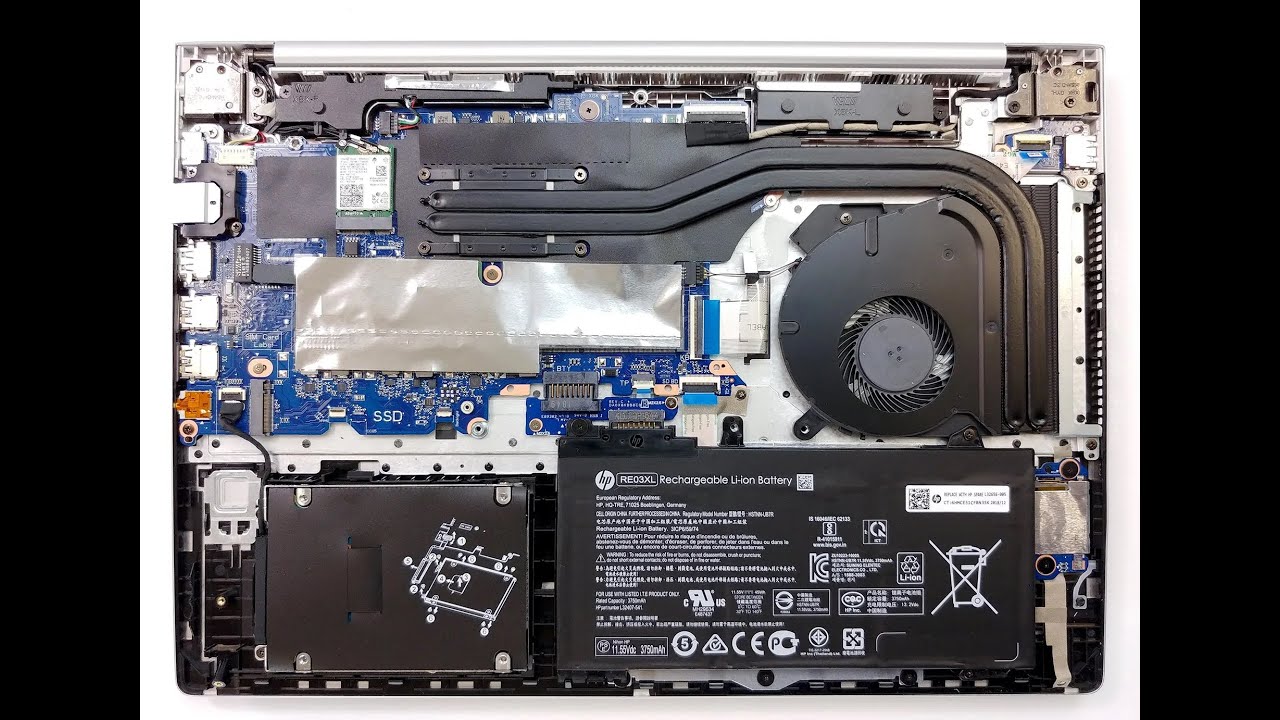 HP ProBook 450 G6 Upgrade SSD or Install 2nd Additional Hard Drive