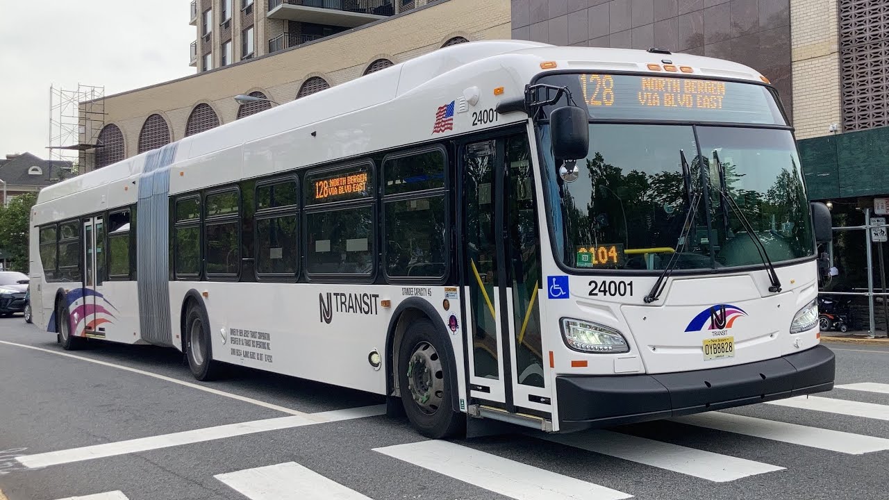 NJT: The All New 2024 New Flyer XD60 Xcelsior #24001 On The 128 At