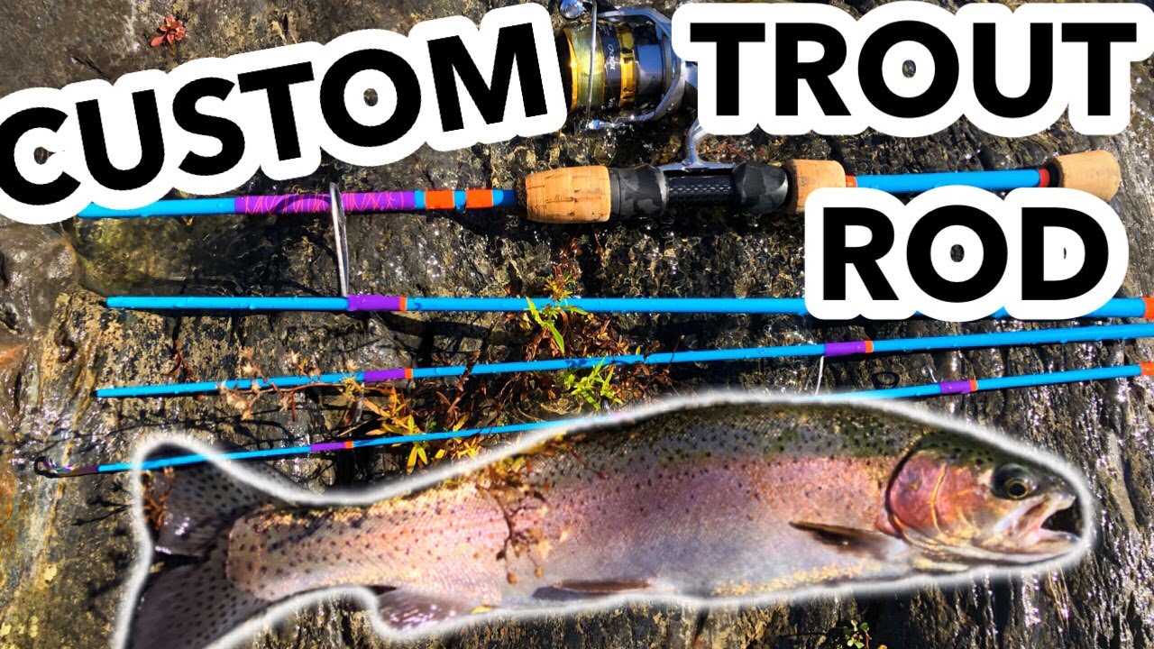 BUILDING TRAVEL TROUT ROD - YouTube