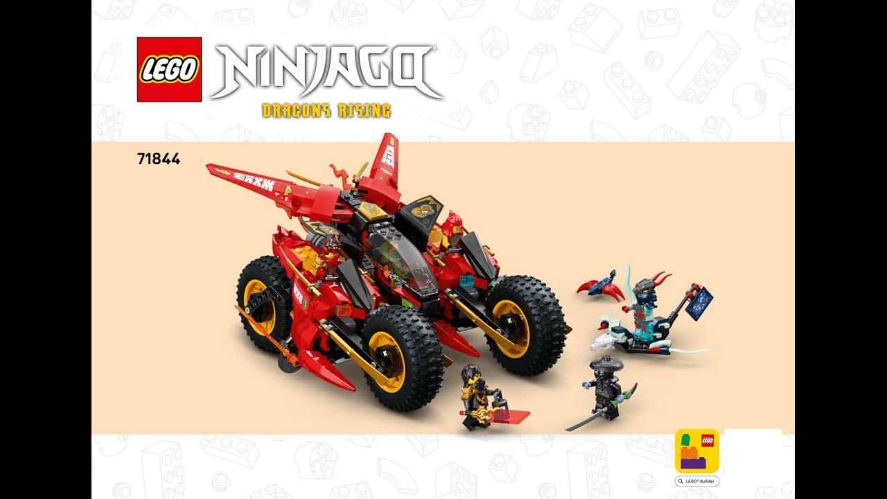 LEGO 71844 Instructions | NINJAGO | Ninja Combat Vehicle | Dragons