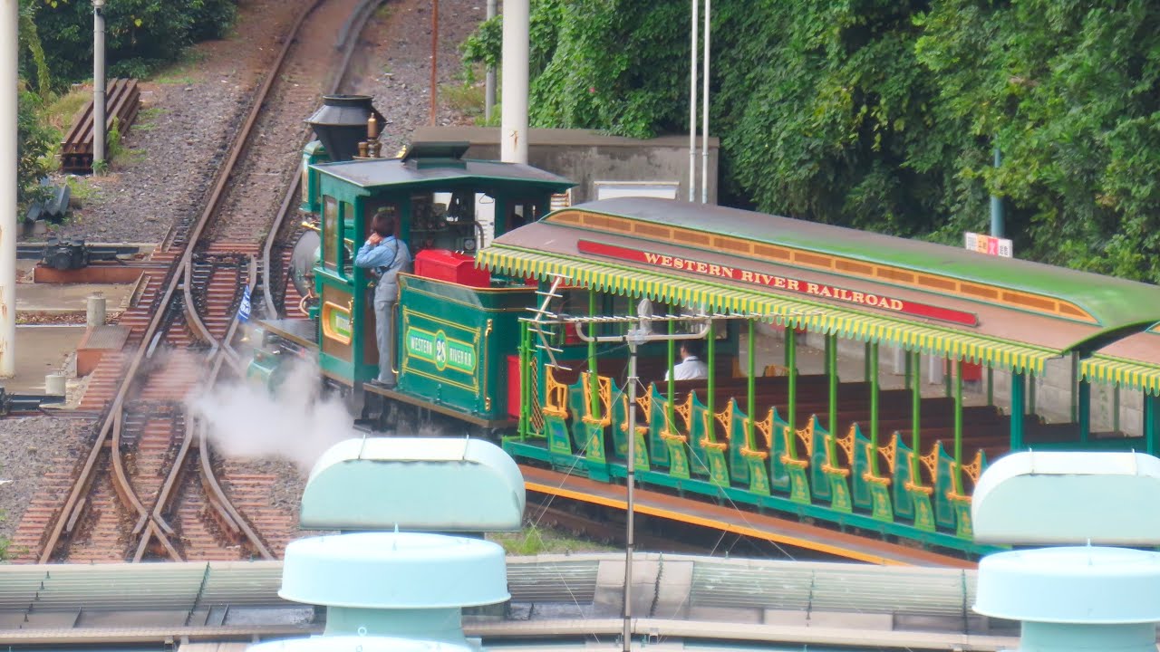 リバ鉄の出庫風景】ウエスタンリバー鉄道 ミズーリ号 出庫の様子（4