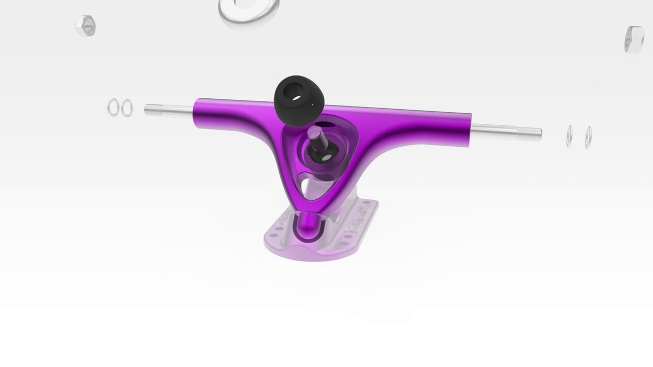 パリス スケートボードトラック V3 165 50°マットブラック / Paris V3