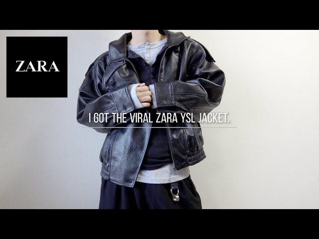ZARA sells almost all Saint Laurent leather jackets! I got the