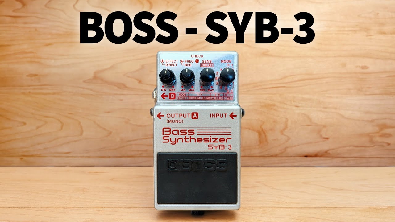 BOSS - SYB-3 Bass Synthesizer - YouTube