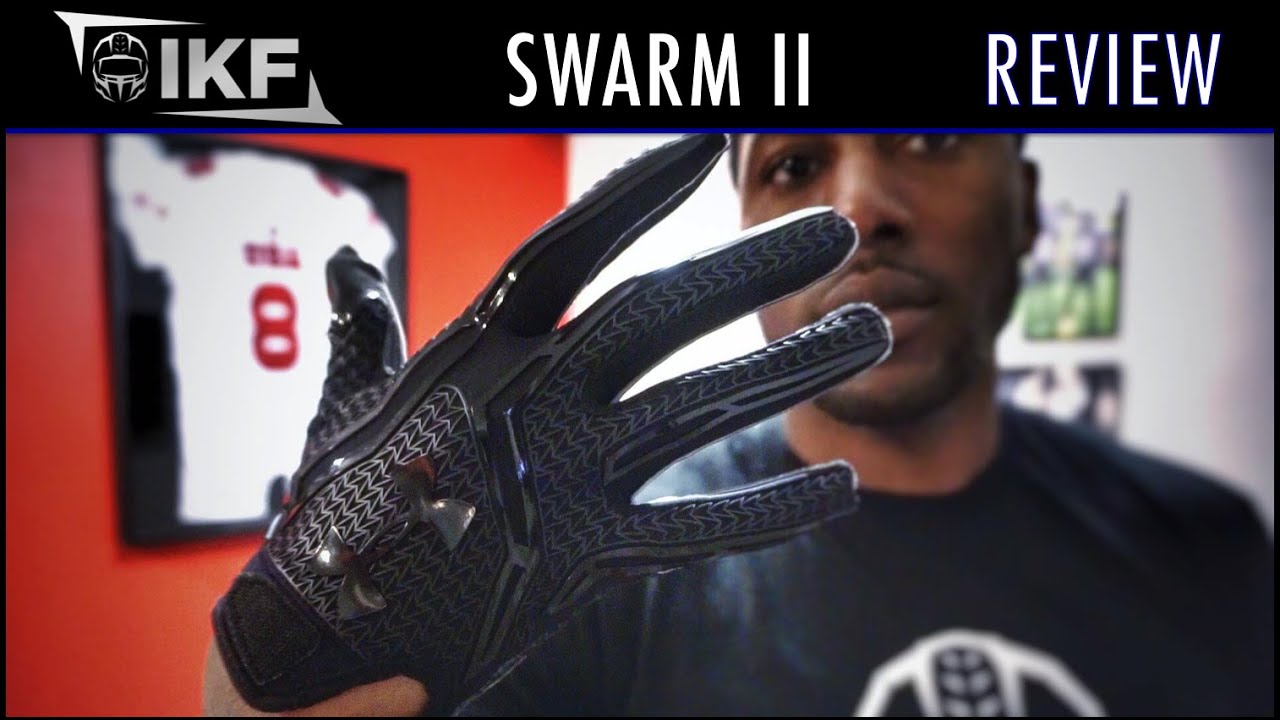 2XL】UA SWARM Ⅱ 蛍光グリーン アメフト グローブ | END ZONE/エンド