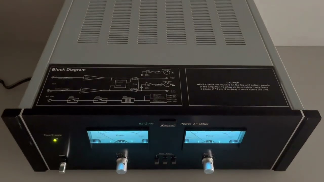 BA-2000の紹介 44年前の製品 パワーアンプ PowerAmplifier #オーディオ